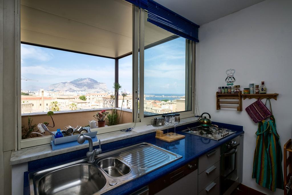 Villa Panoramica Blu à Palerme Extérieur photo